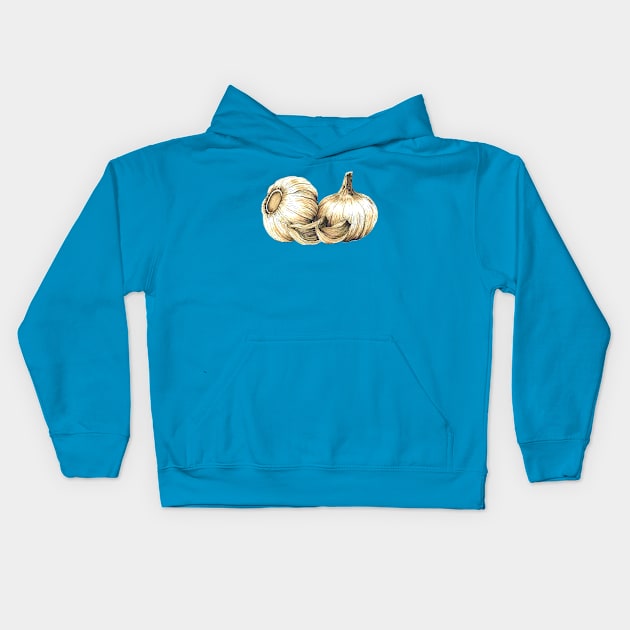 Garlic Kids Hoodie by LittleAmyLiz